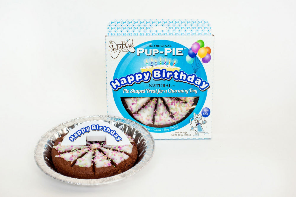 Lazy Dog Cookie Company Original Happy Birthday Pup-PIE for a Charming Boy