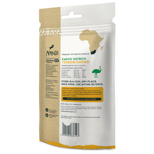 Nandi Karoo Ostrich Tendon Chews