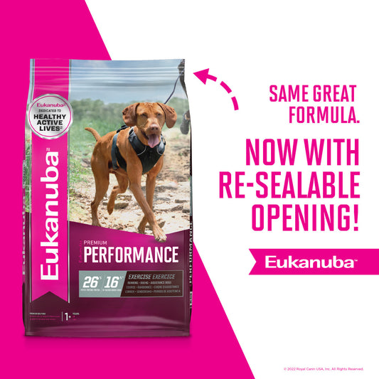 Premium Performance 26/16 Exercise Dry Dog Food