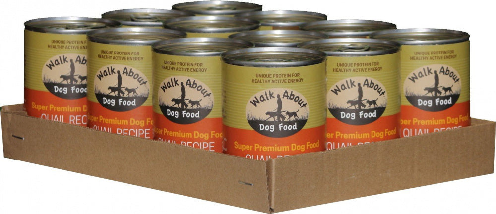 Walk About Grain Free Quail Recipe Canned Dog Food