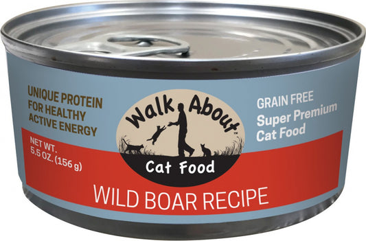 Walk About Grain Free Wild Boar Recipe Canned Cat Food