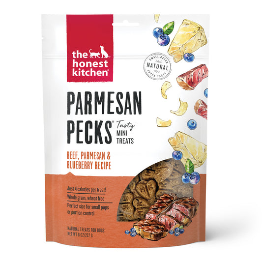 The Honest Kitchen Parmesan Pecks Beef Parmesan & Blueberry Recipe Dog Treats