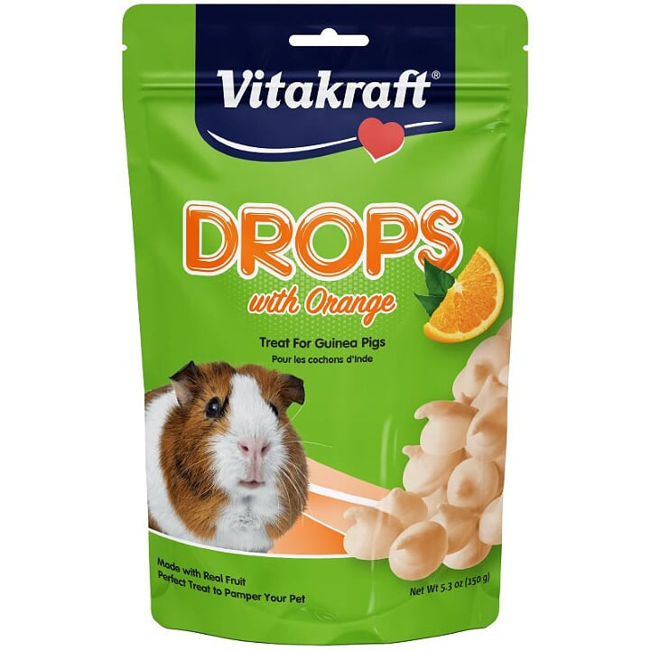 Vitakraft Guinea Pig Drops With Orange