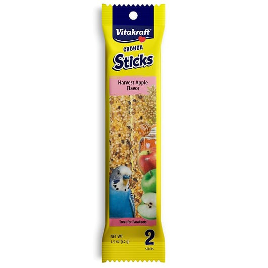 Vitakraft Crunch Sticks Harvest Apple Flavor For Parakeets