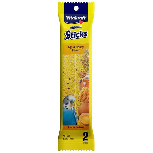 Vitakraft Parakeet Crunch Sticks With Egg & Honey