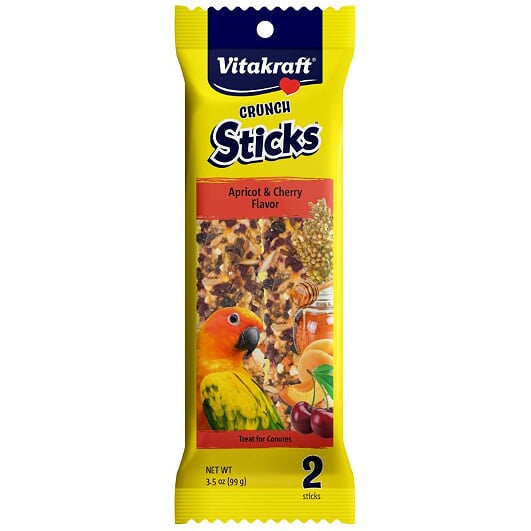 Vitakraft Crunch Sticks Apricot & Cherry For Conures