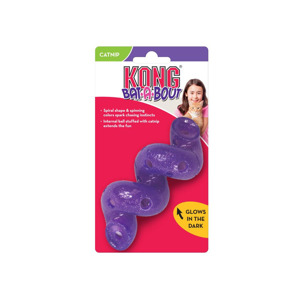 KONG Bat-A-Bout Spiral Cat Toy