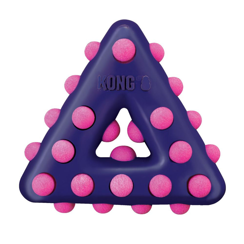 KONG Dotz Triangle Dog Toy