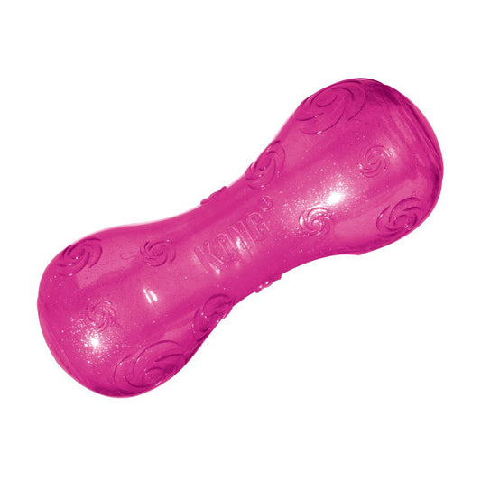 KONG Squeezz Crackle Dumbbell Dog Toy (Color Varies)