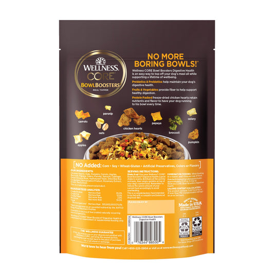 Wellness CORE Bowl Boosters Digestive Health Dry Dog Food Topper