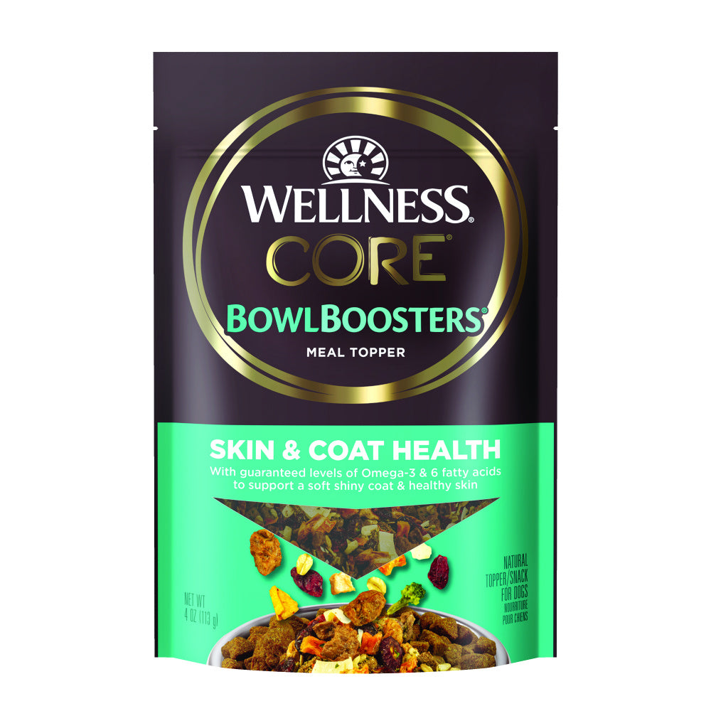 Wellness CORE Bowl Boosters Skin & Coat Dry Dog Food Topper