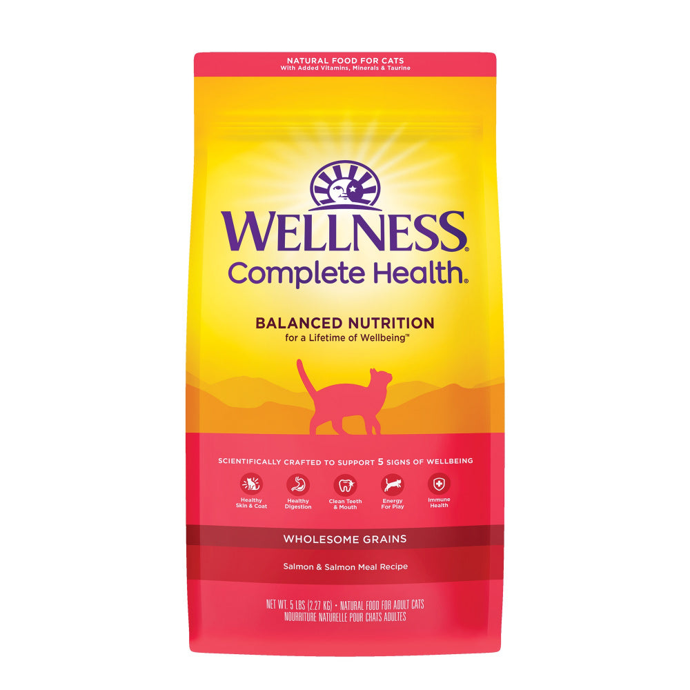 Wellness Complete Health Adult Health Salmon & Salmon Meal Recipe Dry Cat Food