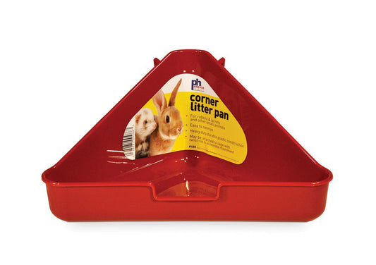 Prevue Plastic Corner Litter Pans for Small Animals