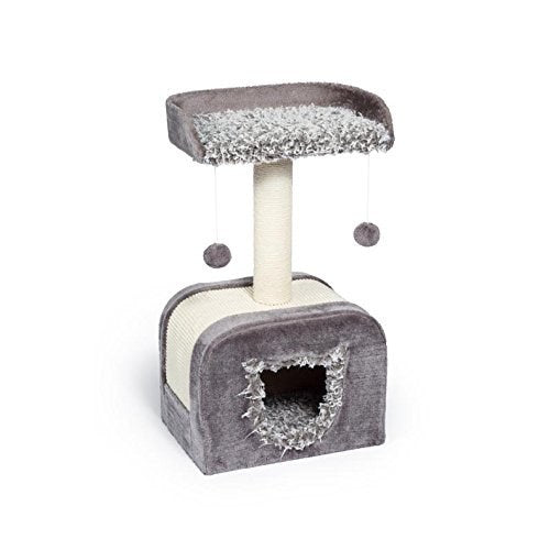 Prevue Shag Hideaway Cat Tree