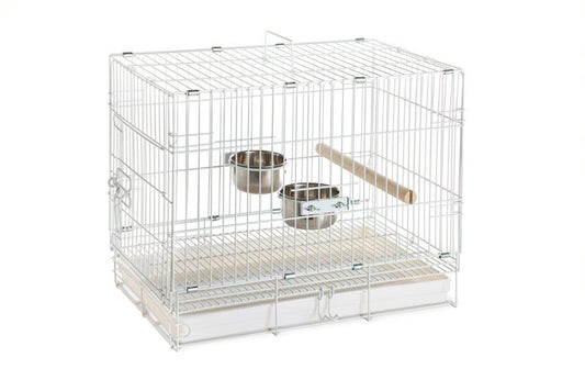 Prevue Travel Cage White for Birds