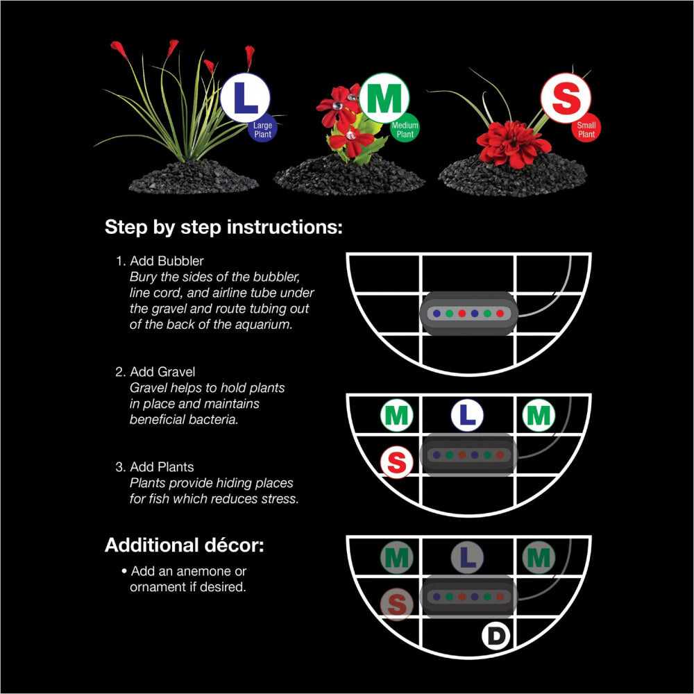 Tetra ColorFusion Half Moon Aquarium Kit