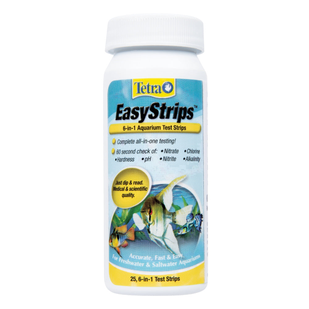 Tetra EasyStrips 6-in-1 Freshwater & Saltwater Aquarium Test Strips