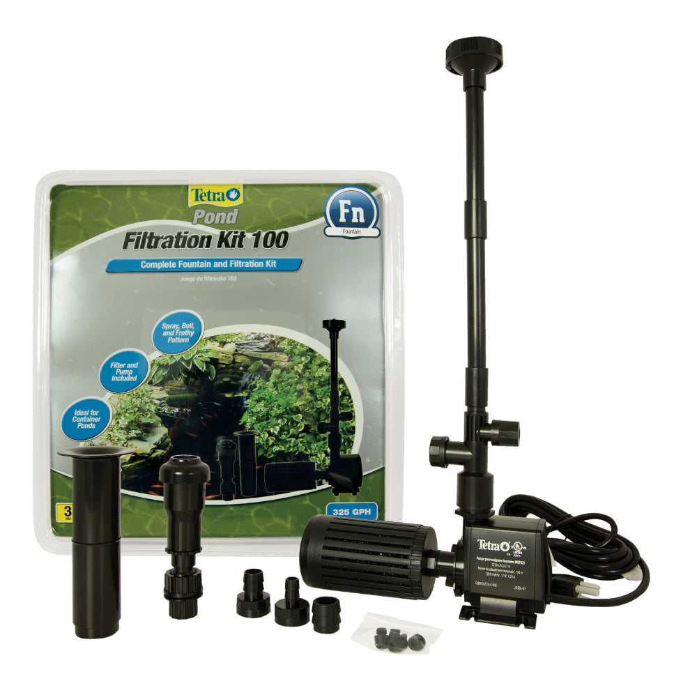 Tetra Pond Filtration Fountain Kit with Flat Box Filter