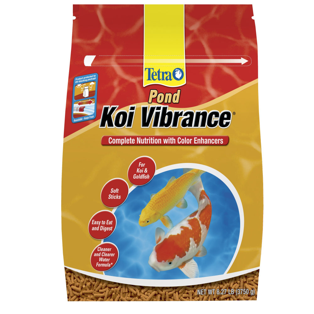 Tetra Pond Koi Vibrance Color Enhancing Sticks Koi & Goldfish Food