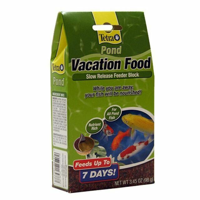 Tetra Pond Vacation Food Slow Release Feeder Block Fish Food