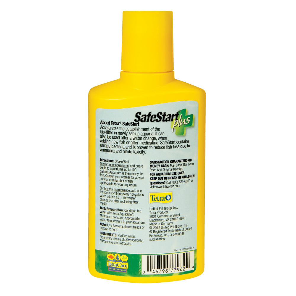 Tetra SafeStart Plus Concentrated Freshwater Aquarium Bacteria