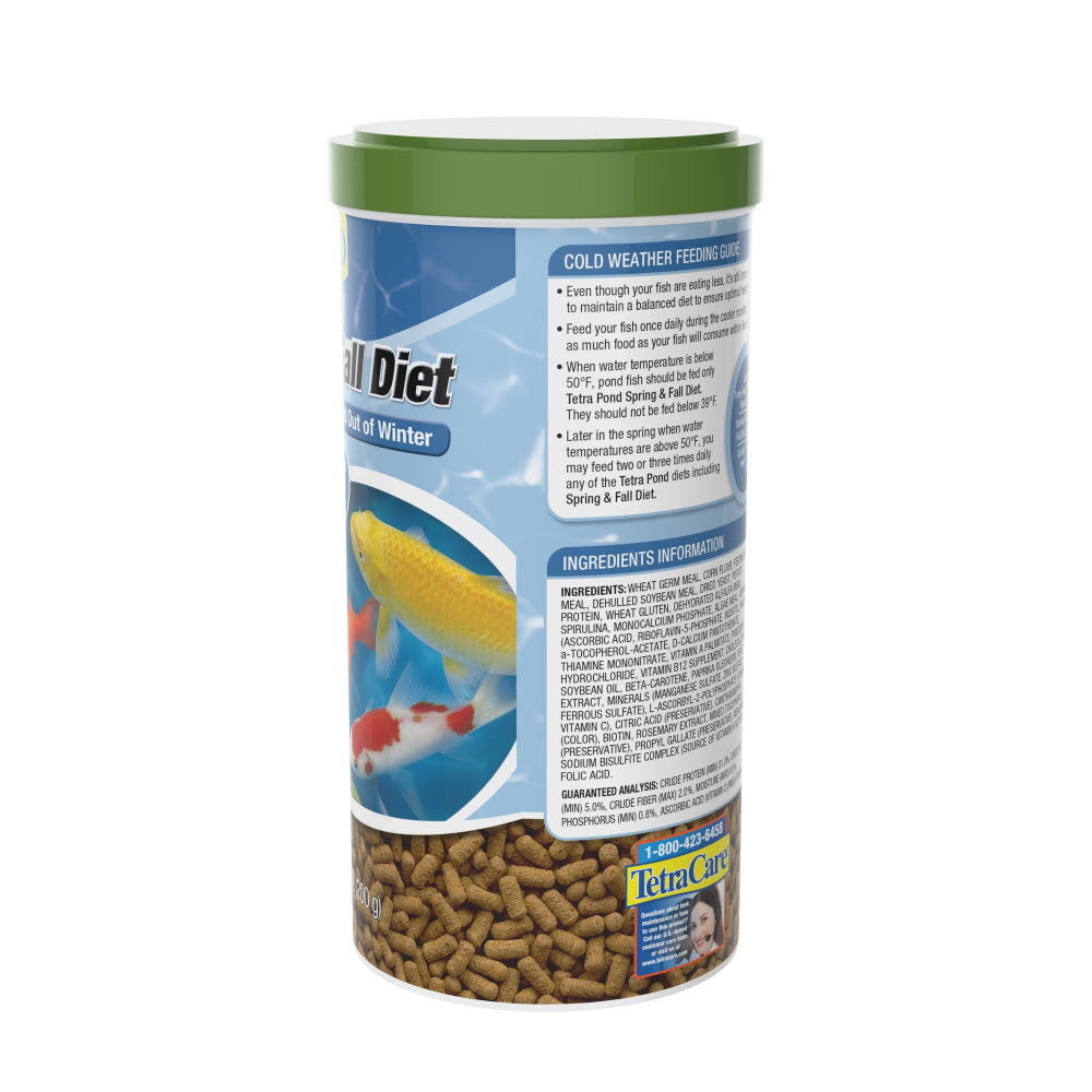 Tetra Pond Spring & Fall Diet Transitional Fish Food