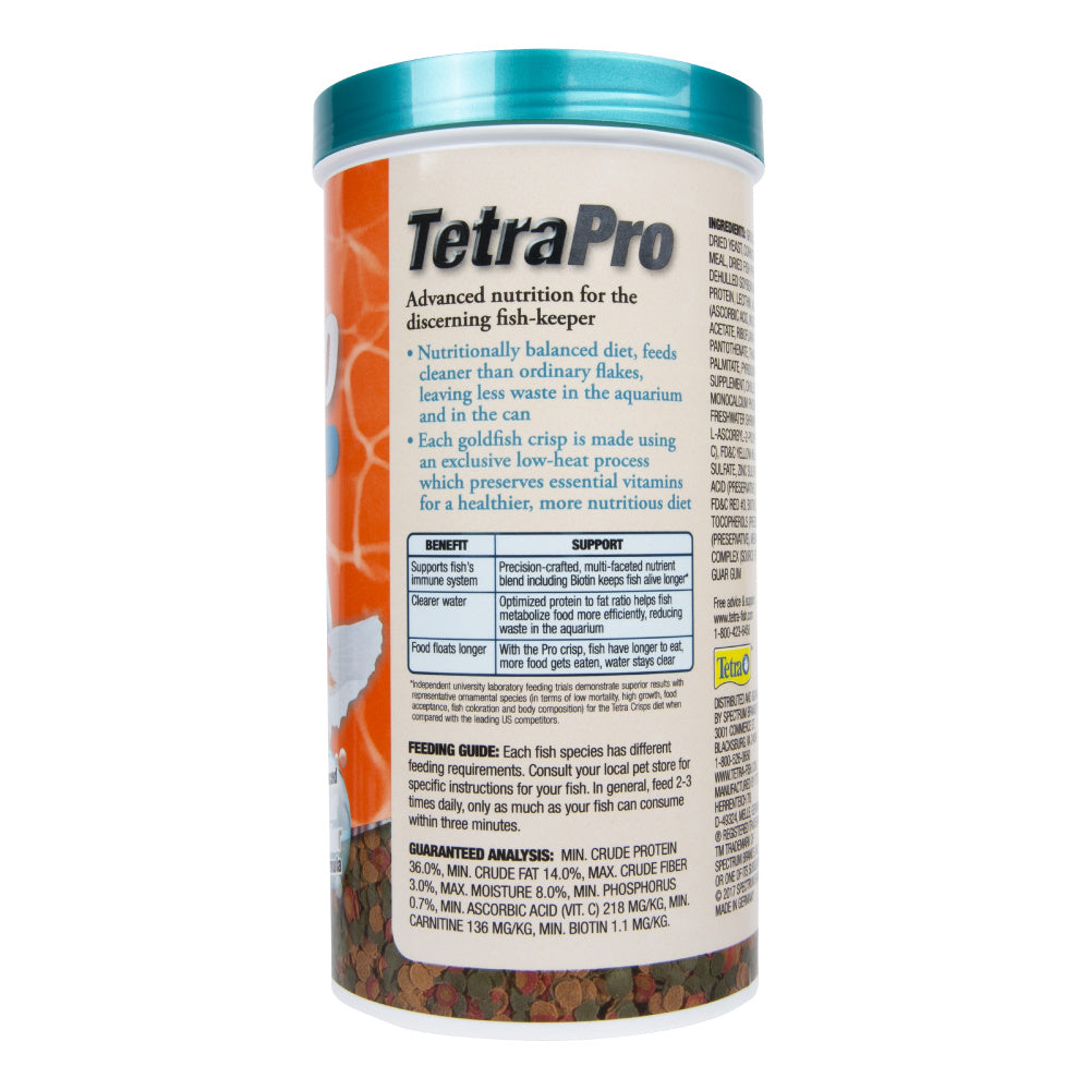 Tetra TetraPro Goldfish Crisps Fish Food