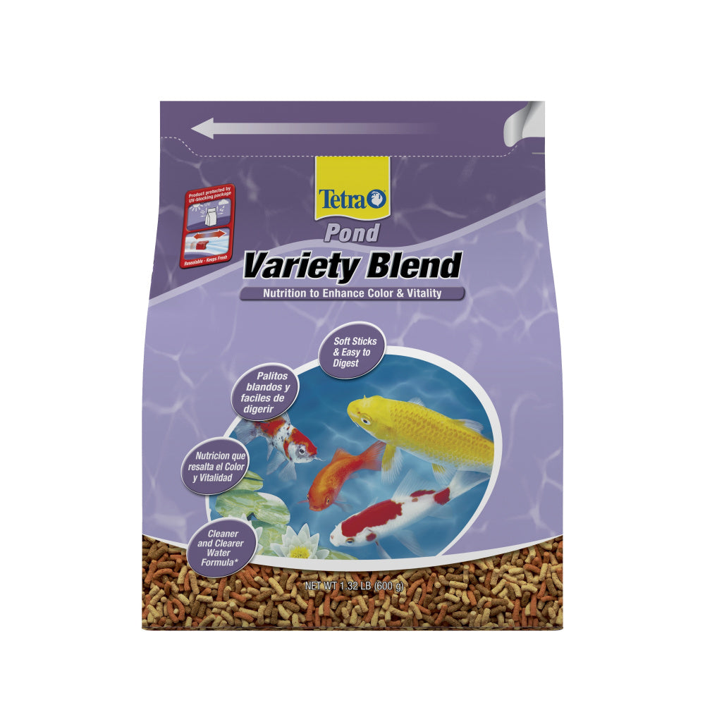 Tetra Pond Variety Blend Color & Vitality Enhancing Koi & Goldfish Fish Food