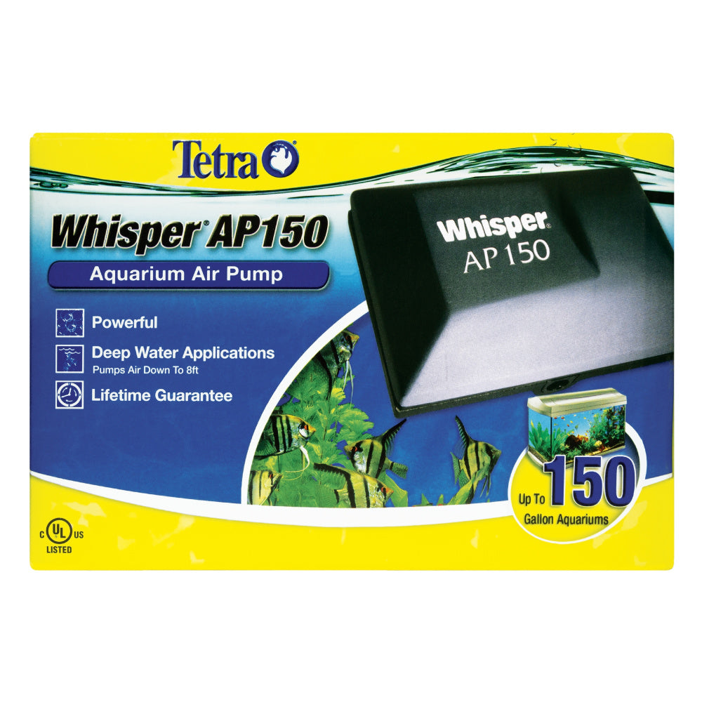 Tetra Whisper Air Pump for Deep Water Aquariums