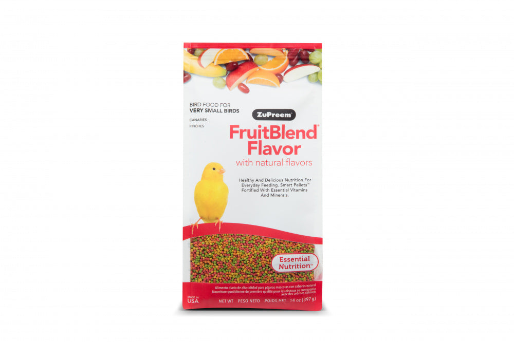 Zupreem FruitBlend Flavor Food with Natural Flavors for Very Small Birds