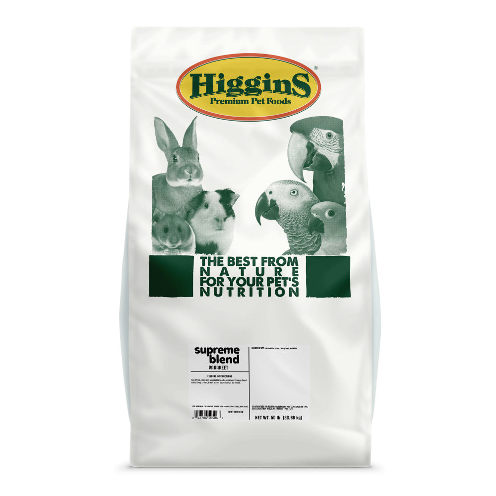 Higgins Supreme Blend Parakeet Food