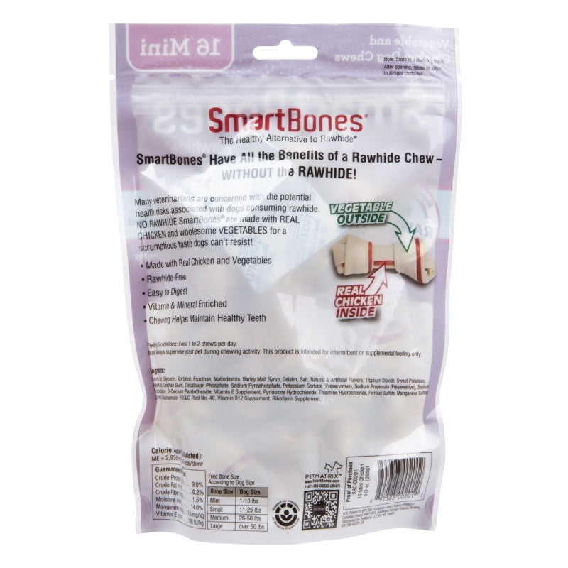 SmartBones DoubleTime Bones Chicken Dog Treat