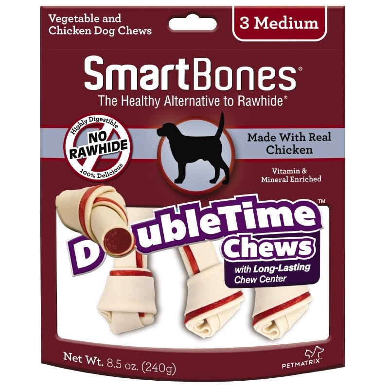 SmartBones DoubleTime Bones Chicken Dog Treat