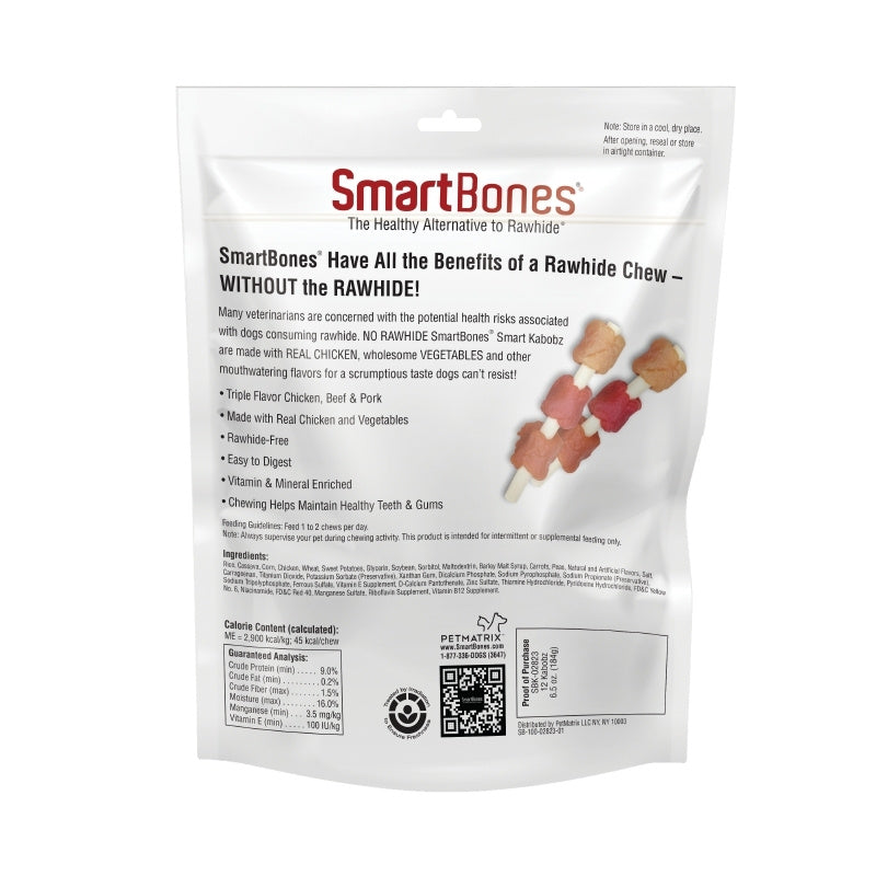 SmartBones Kabobz Dog Treat