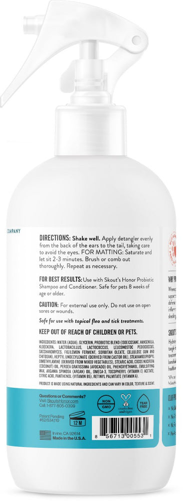 Skouts Honor Probiotic Daily Use Detangler Fragrance-Free