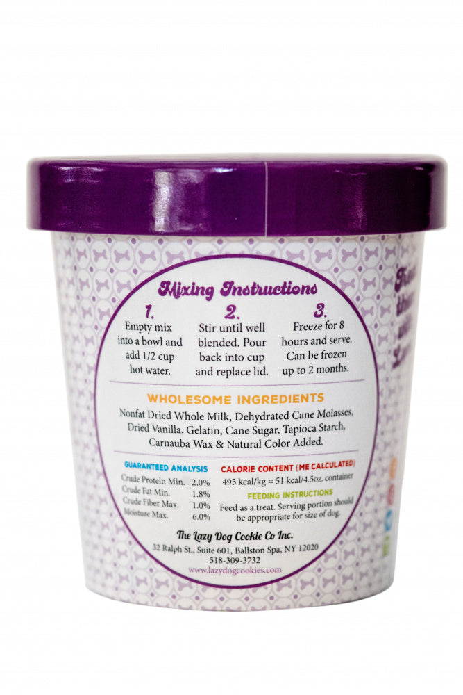 The Lazy Dog Cookie Co. Make at Home Ice Cream Mix - Birthday Cake