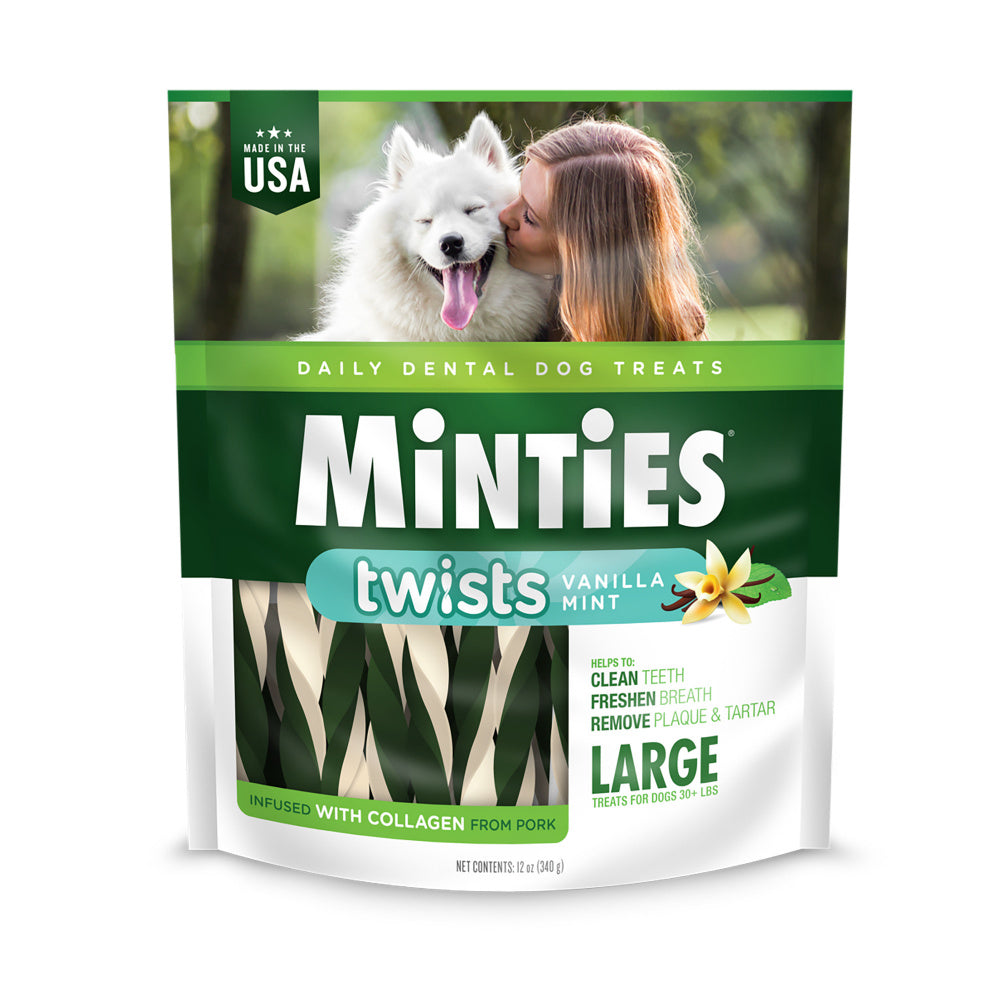 Minties Twist Dental Dog Treat