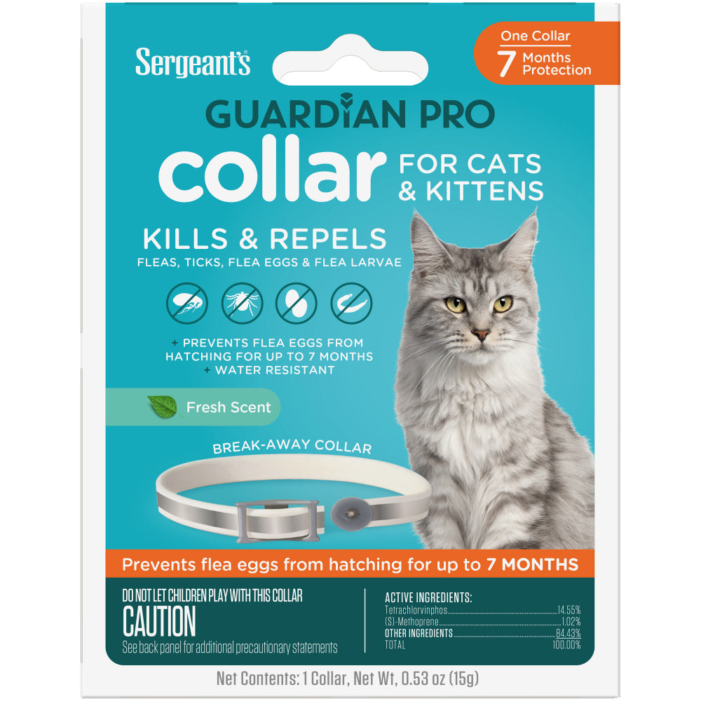 Sergeant's Guardian PRO Flea & Tick Collar for Cats