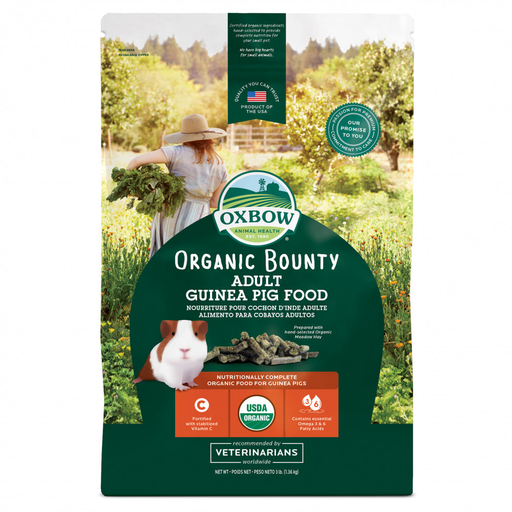 Oxbow Animal Health Organic Bounty Adult Guinea Pig Food