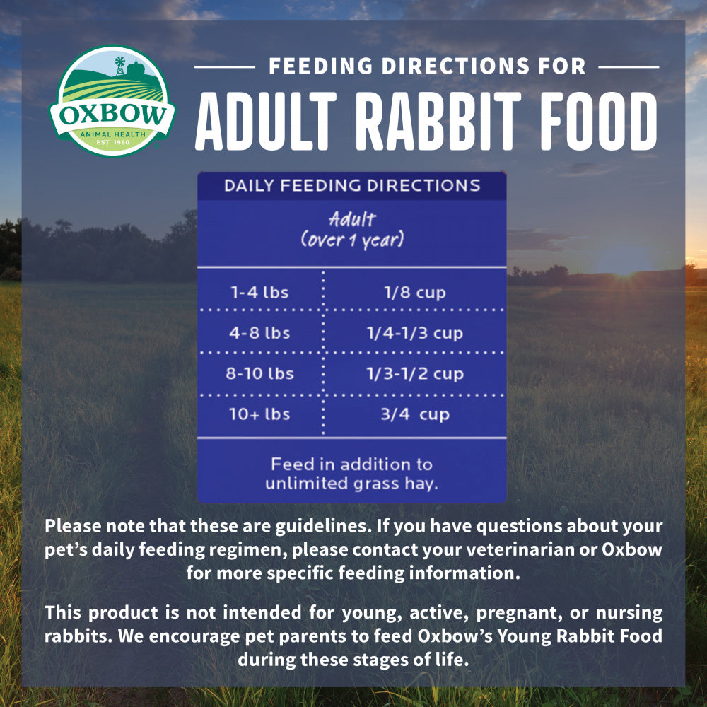 Oxbow Animal Health Organic Bounty Adult Rabbit Food