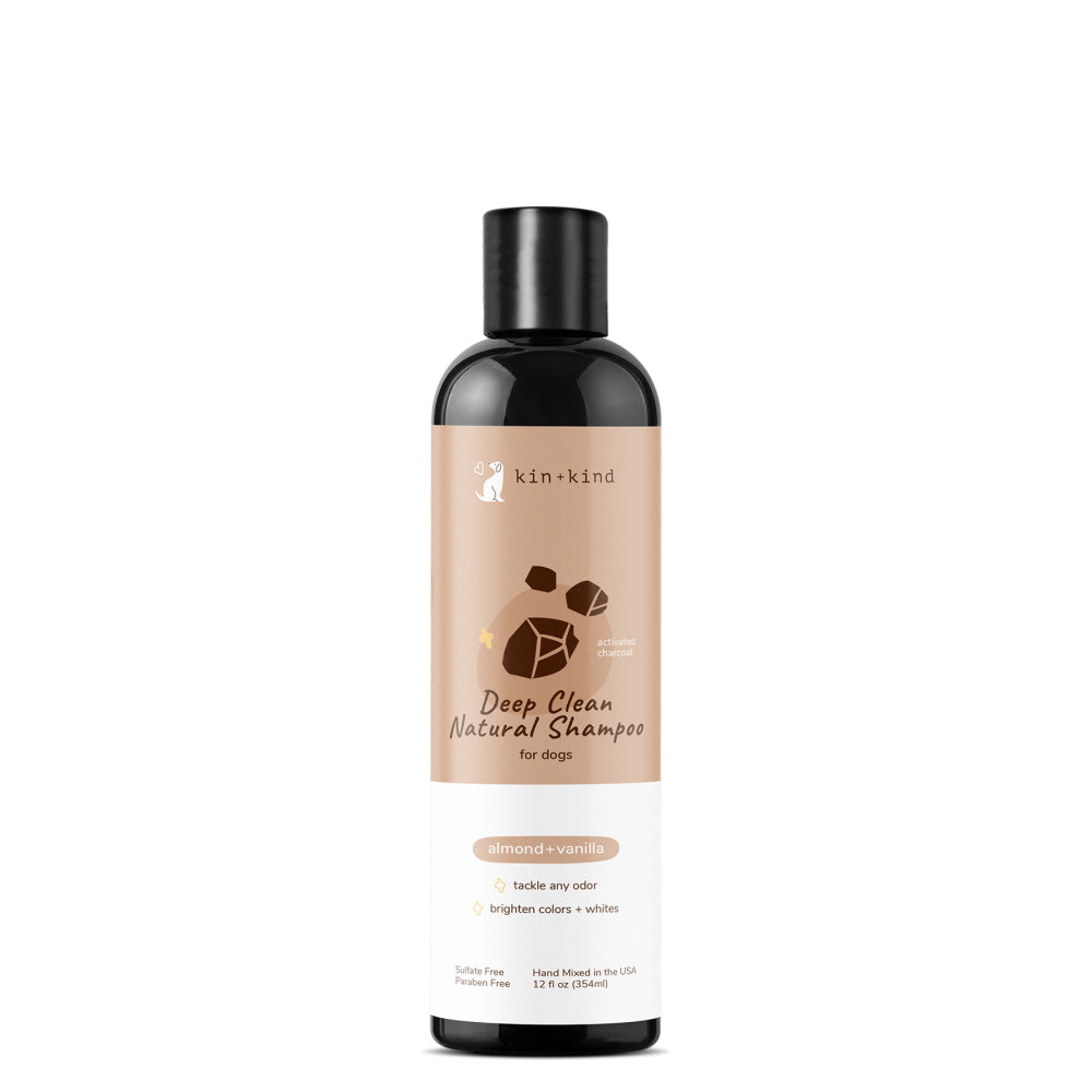 kin+kind Deep Clean Natural Dog Almond Vanilla Shampoo