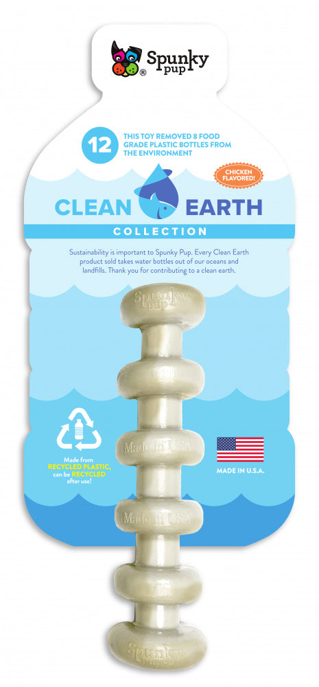 Spunky Pup Clean Earth Recycled Stick Dog Toy