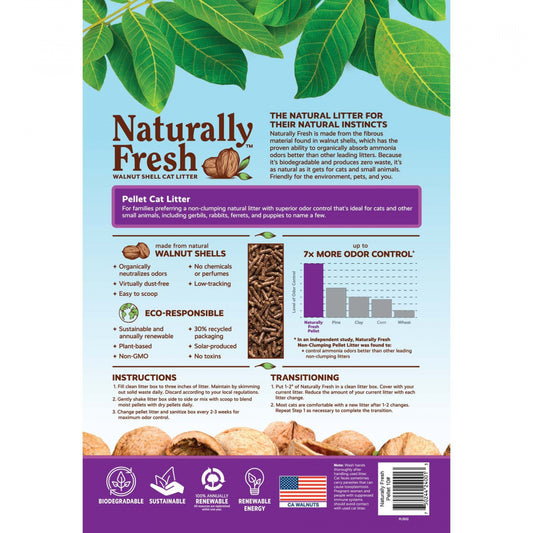 Naturally Fresh Non-Clumping Cat & Small Animal Pellet Litter