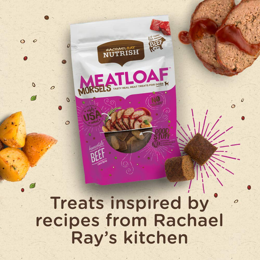 Rachael Ray Nutrish Meatloaf Morsels Homestyle Beef Recipe Dog Treats