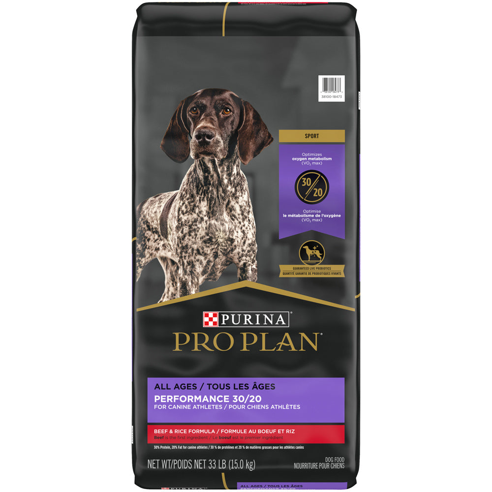 Purina Pro Plan Sport 30/20 Beef & Rice Formula Dry Dog Food