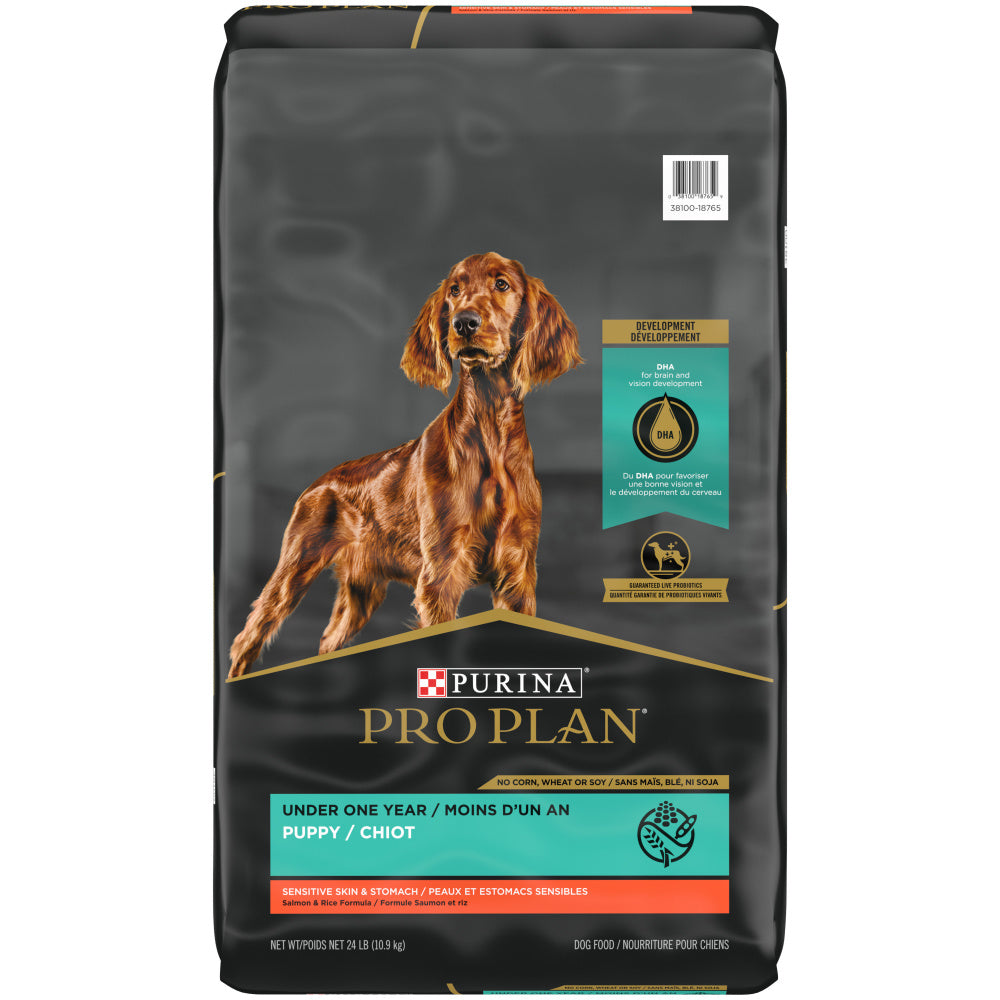 Purina Pro Plan Sensitive Stomach Sensitive Skin & Stomach Salmon & Rice Formula Dry Puppy Food