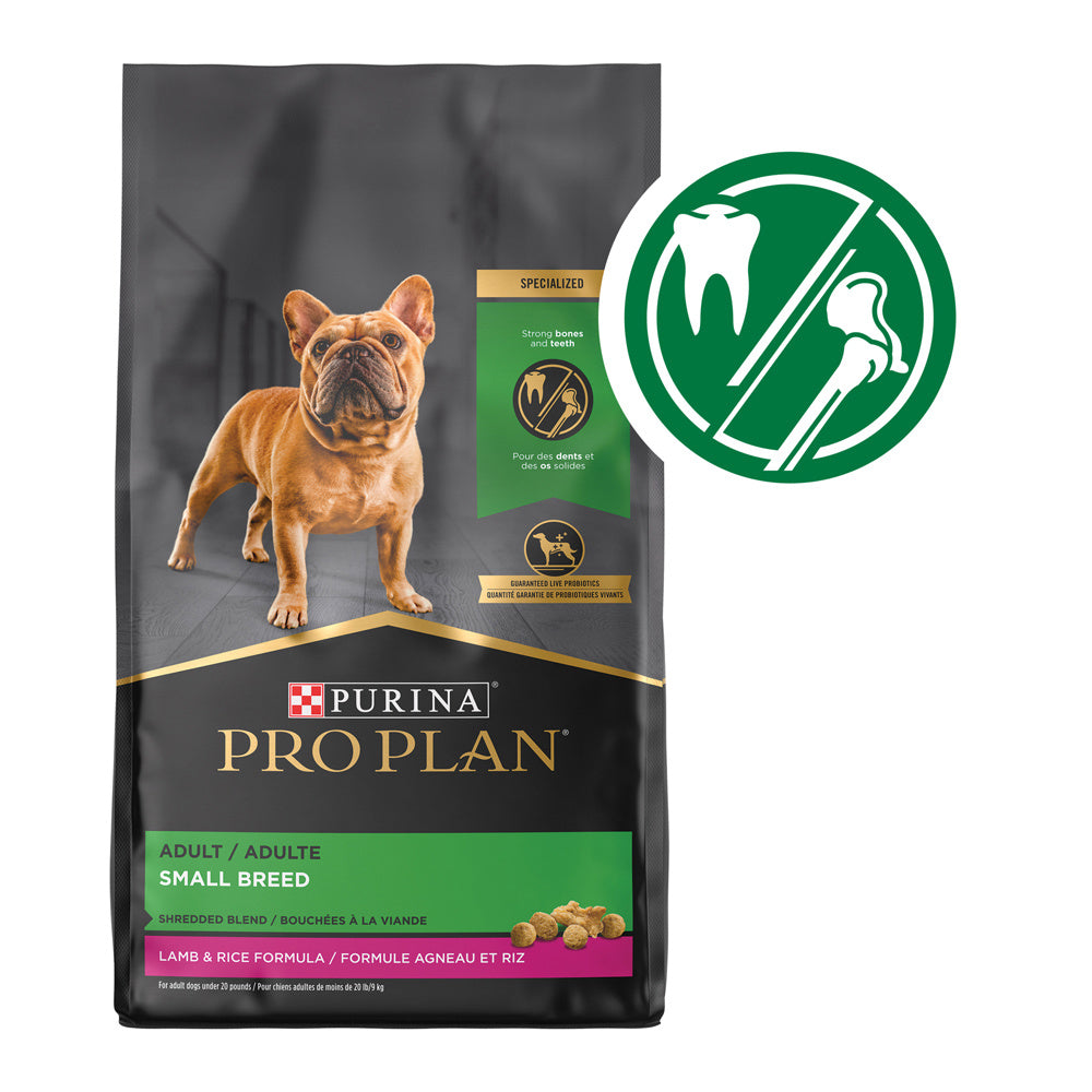 Purina Pro Plan Shredded Blend Lamb & Rice Formula With Probiotics Weight Control Small Breed Dry Dog Food