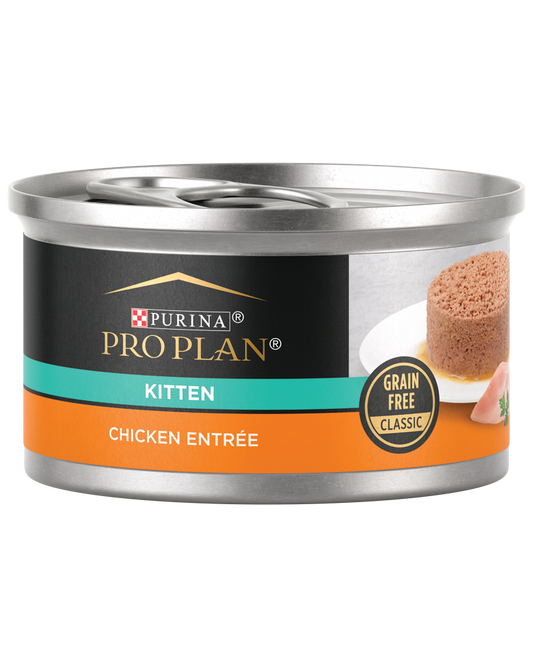 Purina Pro Plan Classic Chicken Grain-Free Kitten Entree Canned Cat Food