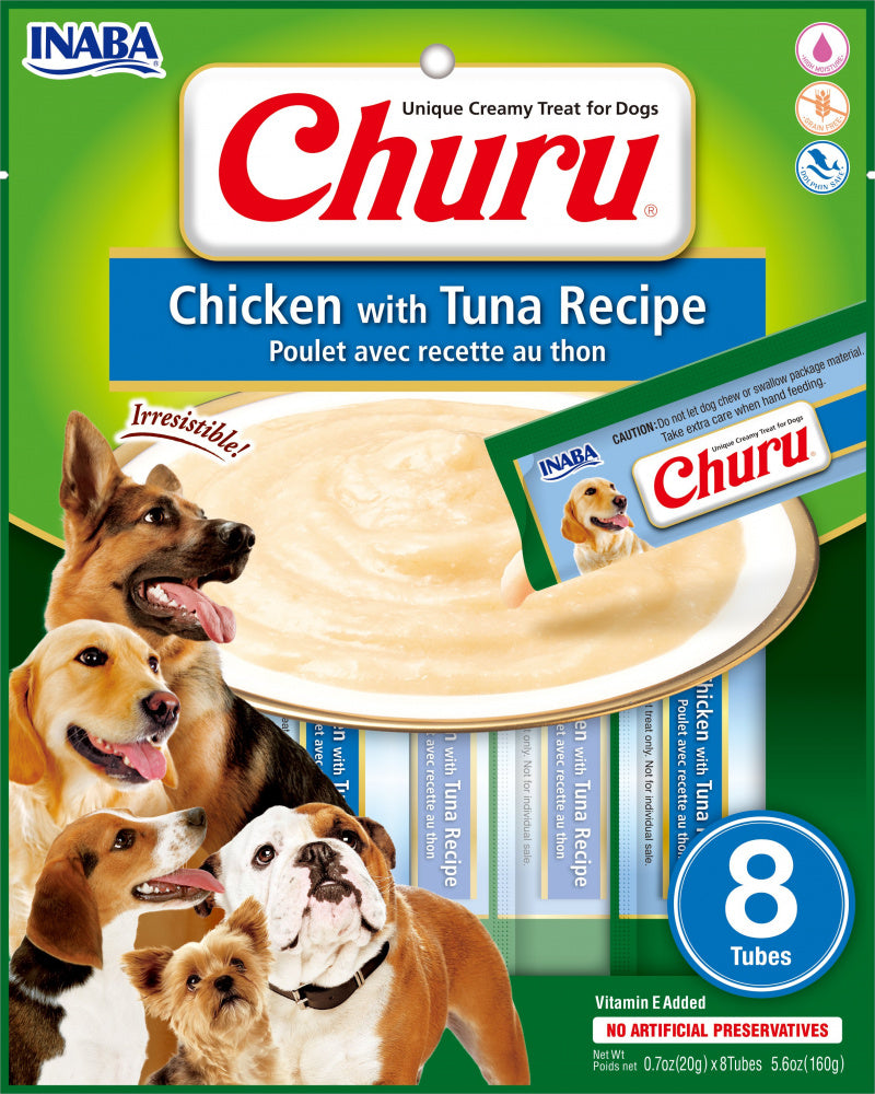 Inaba Dog Churu Chicken With Tuna Recipe Dog Treat