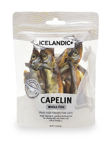 Icelandic+ Capelin Whole Fish Cat treats